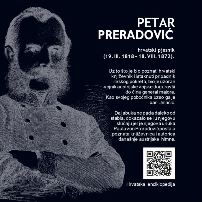 Izašla nova brošura o Petru Preradoviću
